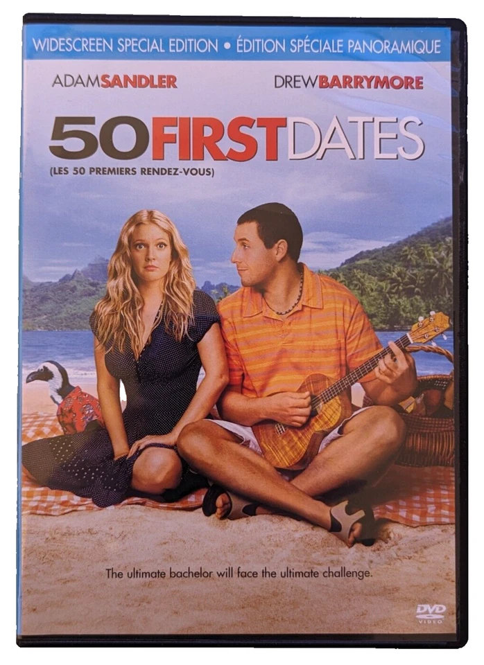 50 First Dates (DVD, 2004, Canadian, Widescreen, Special Edition) - Image 1 of 3