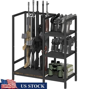 All-in-One Waffenlagerständer Gewehre & Kurzwaffen Display Ständer Schwerlast schwarz - Bild 1 von 8