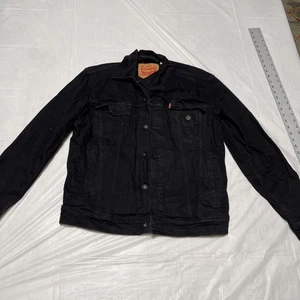Levi’s Herren Workwear Jeansjacke Schwarz Truck M Classic Jeansjacke Distressed - Bild 1 von 15