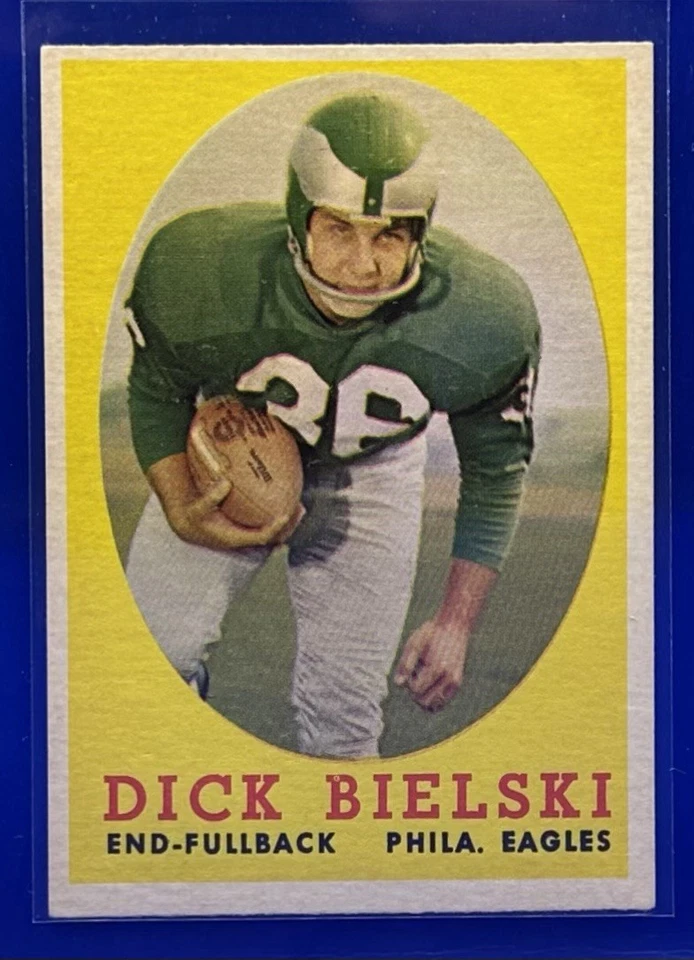 1958 Topps #111 Dick Bielski Philadelphia Eagles - Image 1 of 2