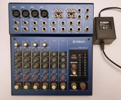 Yamaha MG 10 /2 Audio Mixer - 10 Inputs including 4 XLR inputs with Gain Control - Image 1 of 4