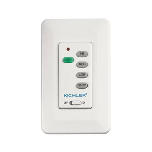 Kichler 65K 4.5-in 3 Speed Wall-Mount Wall Switch Ceiling Fan Remote 371042MUL - Picture 1 of 4