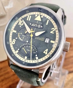 AVi-8 HAWKER HURRICANE WATCH McKELLAR DUAL TIME (344 of 375) **VERY RARE** - Picture 1 of 12