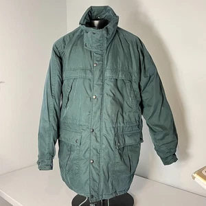 VTG Moose Creek Parka Mens L Green Quilted Lining Winter Coat Jacket - Picture 1 of 14