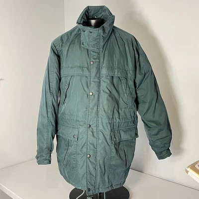 VTG Moose Creek Parka Mens L Green Quilted Lining Winter Coat Jacket - Image 1 of 4