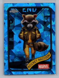 2025 Topps Chrome Marvel Rocket Raccoon Sapphire Cracked Ice #120 10992 - Bild 1 von 2