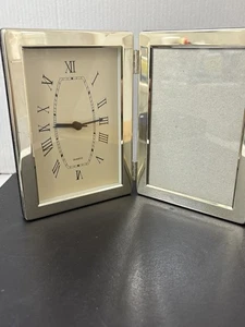 Clock/ Photo Frame 4x6 Sections. used. - Picture 1 of 6