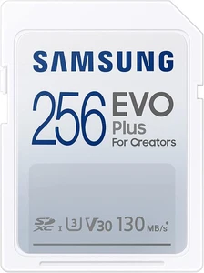 Samsung EVO Plus Full Size 256GB SD Card 130MB/s Full HD & 4K MB-SC256K/AM - Picture 1 of 1