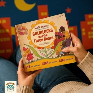 Walt Disney Presents Vintage 1967 Goldilocks & Three Bears Long Playing Record - Picture 1 of 11