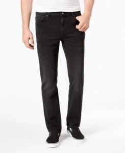 DKNY Men's St. Marks Stretch Slim-Fit Straight-Leg Jeans Black 30W X 32L - Picture 1 of 5