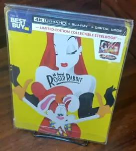 Who Framed Roger Rabbit 4K STEELBOOK - NEW -PROTECTIVE SLEEVE-Free Box Shipping! - Picture 1 of 12