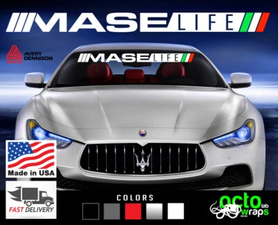 подходит наклейка на лобовое стекло maserati quattroporte ghibli gran turismo levante - Изображение 1 из 4