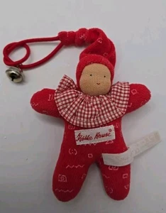 Käthe Kruse Nickibaby rote kleine Stoffpuppe (Größe siehe Bilder) - Bild 1 von 9