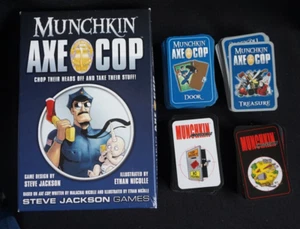 Munchkin AXE COP & Munchkin Impossible - card game - Malachai & Ethan Nicolle - Picture 1 of 11