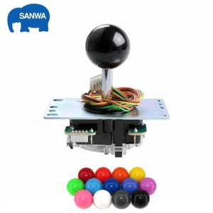 Sanwa JLF-TP-8YT Arcade Joystick 4 & 8 Way Adjustable Multi Colored - Picture 1 of 7
