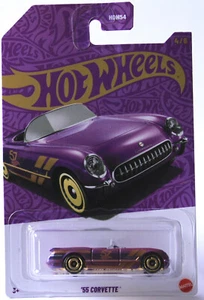 Hot Wheels 1955 Chevrolet Corvette Oldtimer Auto Traube 2023 4/6 JDM23 Longcard - Bild 1 von 3