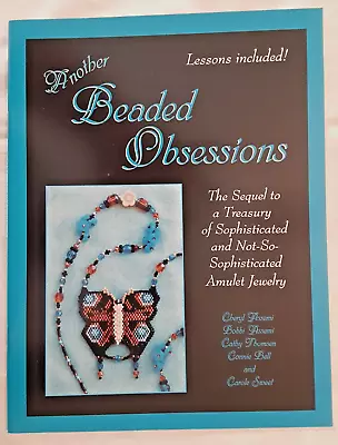 ANOTHER BEADED OBSESSION Bead Jewelry Lessons Beading Sewing Craft Project Book - Image 1 of 3