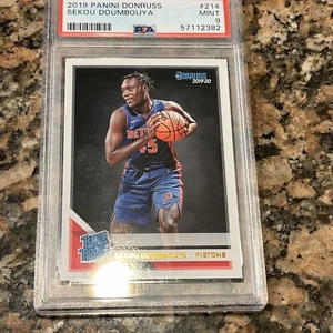 2019-20 Panini Donruss - Rated Rookie #214 Sekou Doumbouya (RC) Pistons - Bild 1 von 2