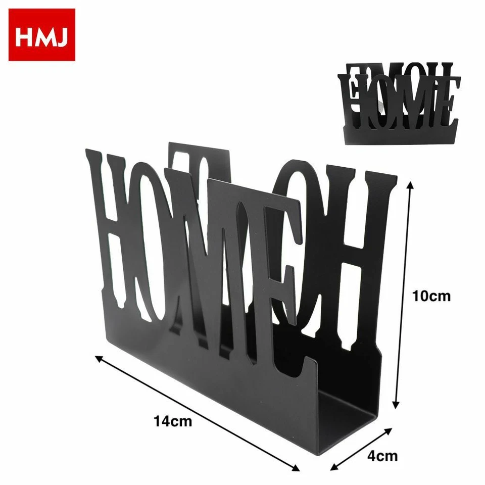 Portatovaglioli Porta Tovaglioli Metallo Nero Cucina Home hmj - Immagine 1 di 1