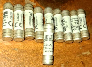 10PC New EATON BUSSMANN C10G25 25A 500V 10x38mm Fuse Free Shipping *CP* - Picture 1 of 3