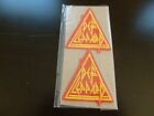 Def Leppard Embroidered Iron or Sew on Band Patch 2 Pack