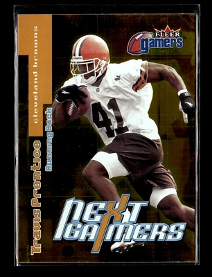 2000 Fleer Gamers Extra #127 Travis Prentice RC Cleveland Browns - Image 1 of 2