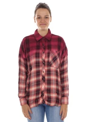 O'neill Camisa Casual Parte Superior Del Cuello Rojo Monardella Pecho - Imagen 1 de 2