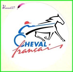 Ancien Autocollant Sticker " LE CHEVAL FRANCAIS " Bleu Blanc Rouge Cheval Horse  - Bild 1 von 1