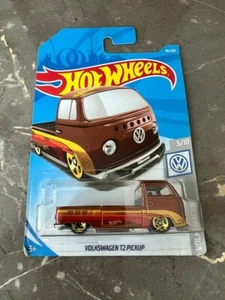 2017 Hot Wheels Volkswagen T2 Pickup - Brown 3/10 96/250 FREE SHIPPING - Picture 1 of 6