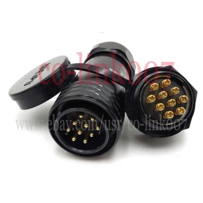 WEIPU SA28 10Pin Waterproof Wire Connector,LED Power Cable Connector Plug Socket - Image 1 of 4