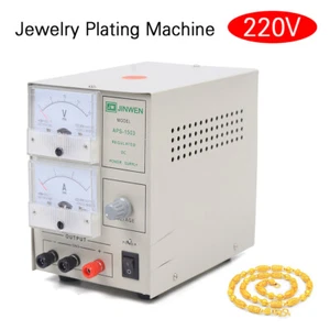 Plating Machine Gold Silver Electroplating kit Plater Jewelry Processing Tool - Picture 1 of 13