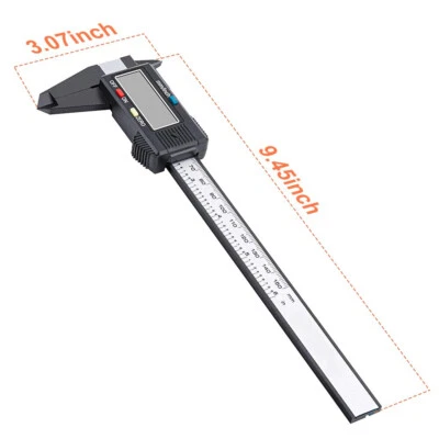 Digital Vernier Caliper Micrometer Guage Tool 4" 100mm Electronic LCD Display - Image 1 of 4