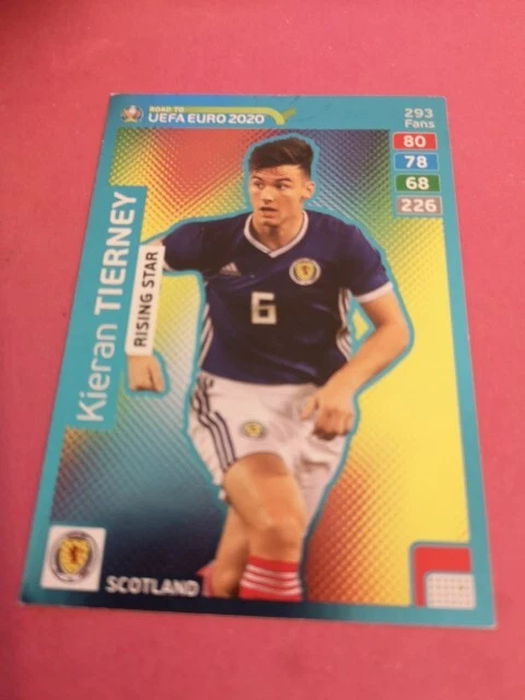 Kieran Tierney Ecosse Fan's Favorite Foil Carte Foot Panini Road To Uefa Euro... - Photo 1/1