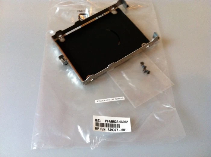 HP 642774-001 HDD Festplatten Rahmen und Schrauben für EliteBook 8760W, NEU - Bild 1 von 1