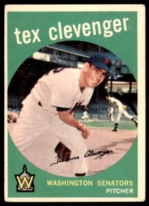 1959 Topps Tex Clevenger 101 Baseball Cards #298 - Picture 1 of 2