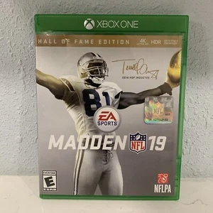 Xbox One- Madden NFL 19-Hall of Fame Edition- 4K HDR-R/Everyone-M/NM Condition - Picture 1 of 4