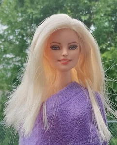 ÚNICO Arte Personalizado Repintado Muñeca Coleccionista Cabeza Solo JL Biel #9 Natalya - Imagen 1 de 15