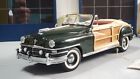 Franklin Mint 1:24 1948 Chrysler Town & Country Woody Convertible "Green"
