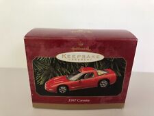 Hallmark Keepsake Ornament 1997 Corvette Torch Red Sports Car Chevrolet