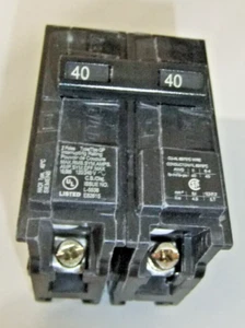 Siemens 2 Pole 40 Amp 240 Volt Circuit Breaker Q240 Type QP Take Out - Picture 1 of 8