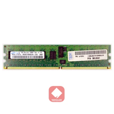 Samsung RAM DDR2 DDR-2 667Mhz 1GB PC2-5300P 1Rx4 M393T2950GZA-CE6 - Immagine 1 di 2