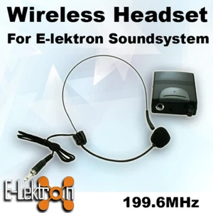 E-Lektron 199.6/197.15 VHF Hand Held/ Headset Microphone for PA Portable Speaker - Picture 1 of 12