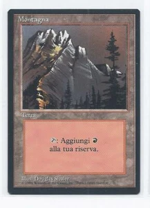 MTG magic cards 1x Mountain (version A) - Italian Revised FBB Foreign Black Bord - Picture 1 of 1