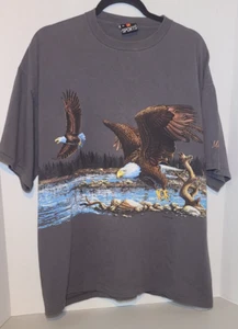 90er Vintage Signal Sport T-Shirt Adler Wickeloptik Gr. XLarge - Bild 1 von 17