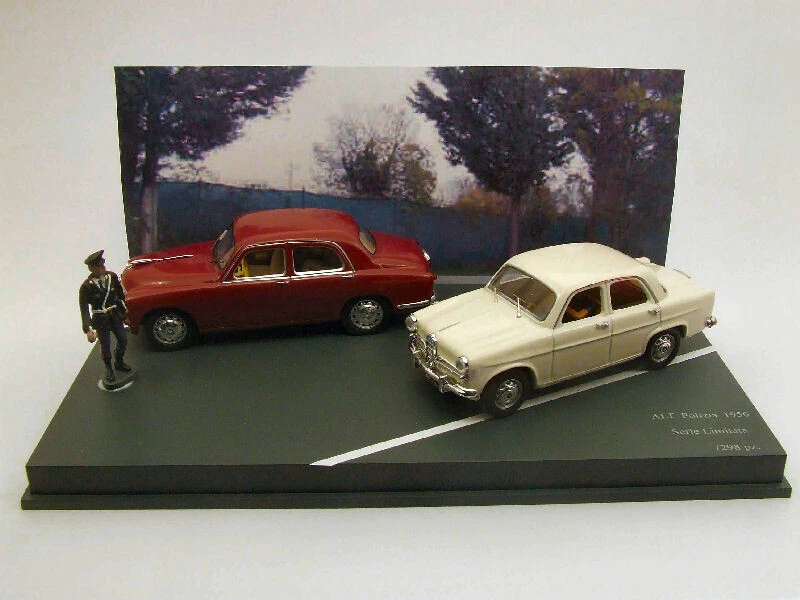 ALFA ROMEO 1900 POLIZIA E A.ROMEO GIULIETTA 1:43 - Immagine 1 di 1