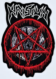 KRISIUN BLACK FORCE DOMAIN TOPPA RICAMATA - Foto 1 di 2