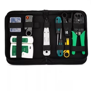 11pcs Network Tester Crystal Head Sheath Combination Toolkit 265*150*60mm - Afbeelding 1 van 10
