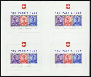 Schweiz Nr. Bl. 2 GB ** (1730011839) - Bild 1 von 1