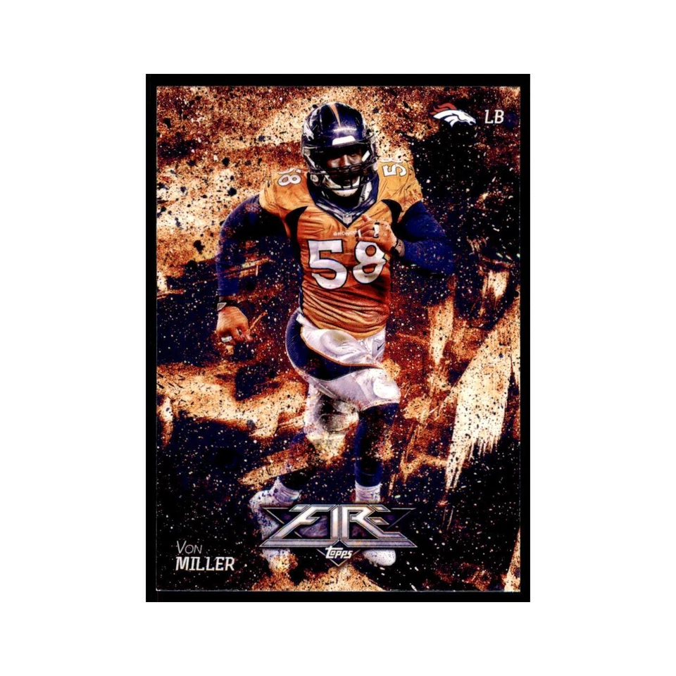 2014 Topps Fire Von Miller Football Cards #81 - Image 1 of 3