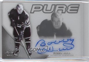 2014 Leaf Q Sports Heroes Pure Auto Bobby Hull #P-BH1 Auto HOF